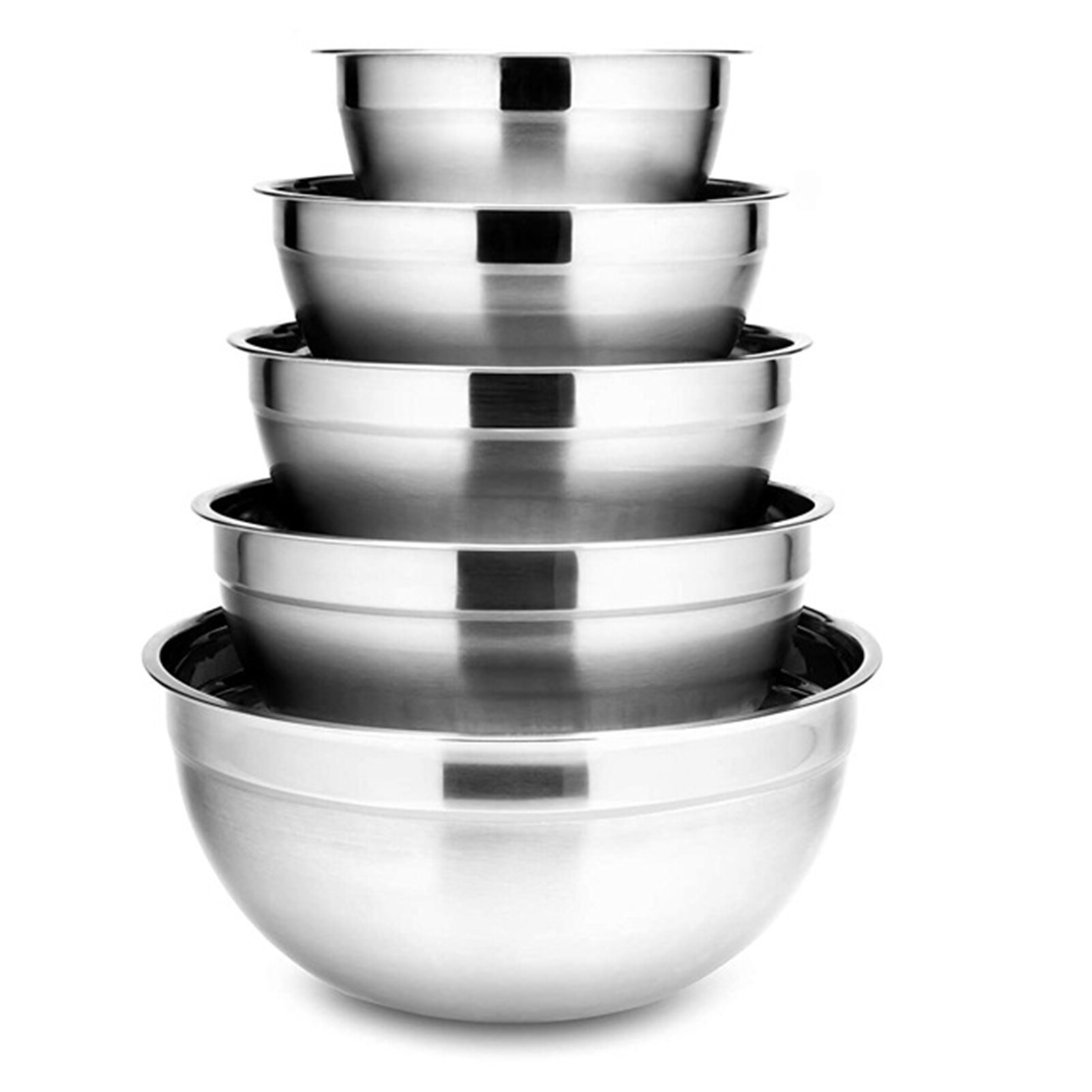 Stainless Steel Mixing Bowl Cake Salad Food Heat Insulation Holder Kitchen Tool Dishes Lunch Box