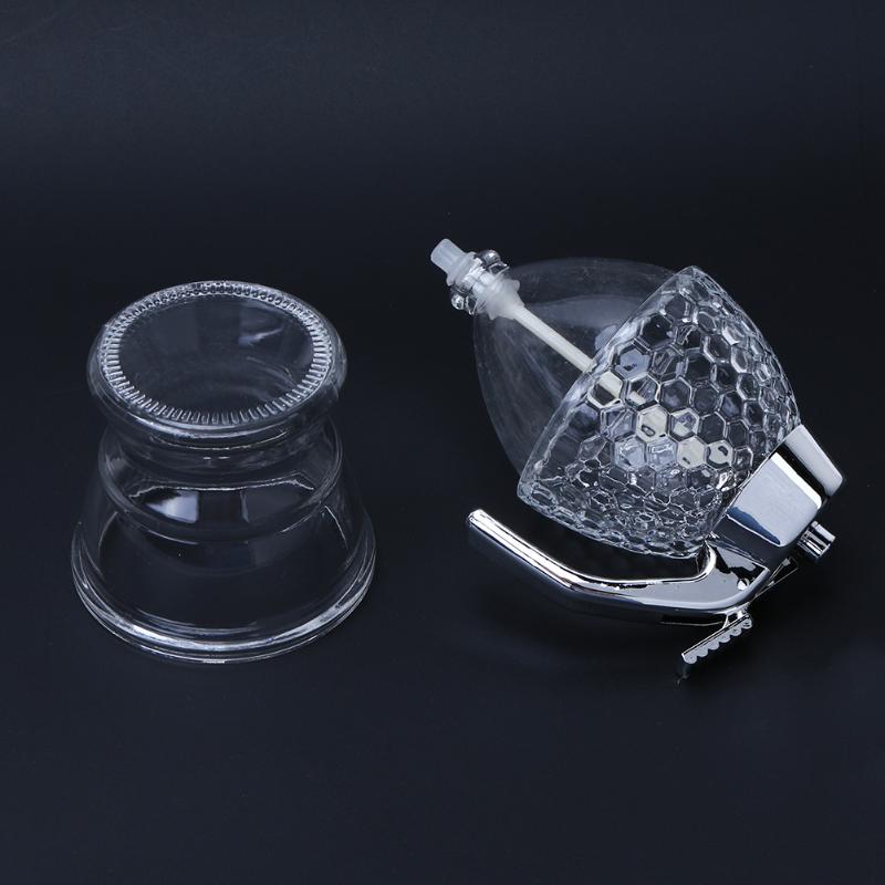 Sdfc -200ml honning dispenser krukke beholder kop juice juice sirup kedel køkken bi dryp stand holder bærbar køkken akryl opbevaring
