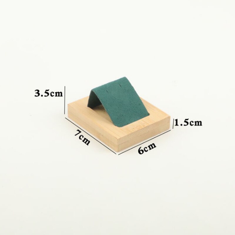 Drewniany schowek na kolczyki tacka na karty na akcesoria robić biżuterii wyświetlacz biżuteria pierścionek naszyjnik Organizer robić ekspozycji: 1 para