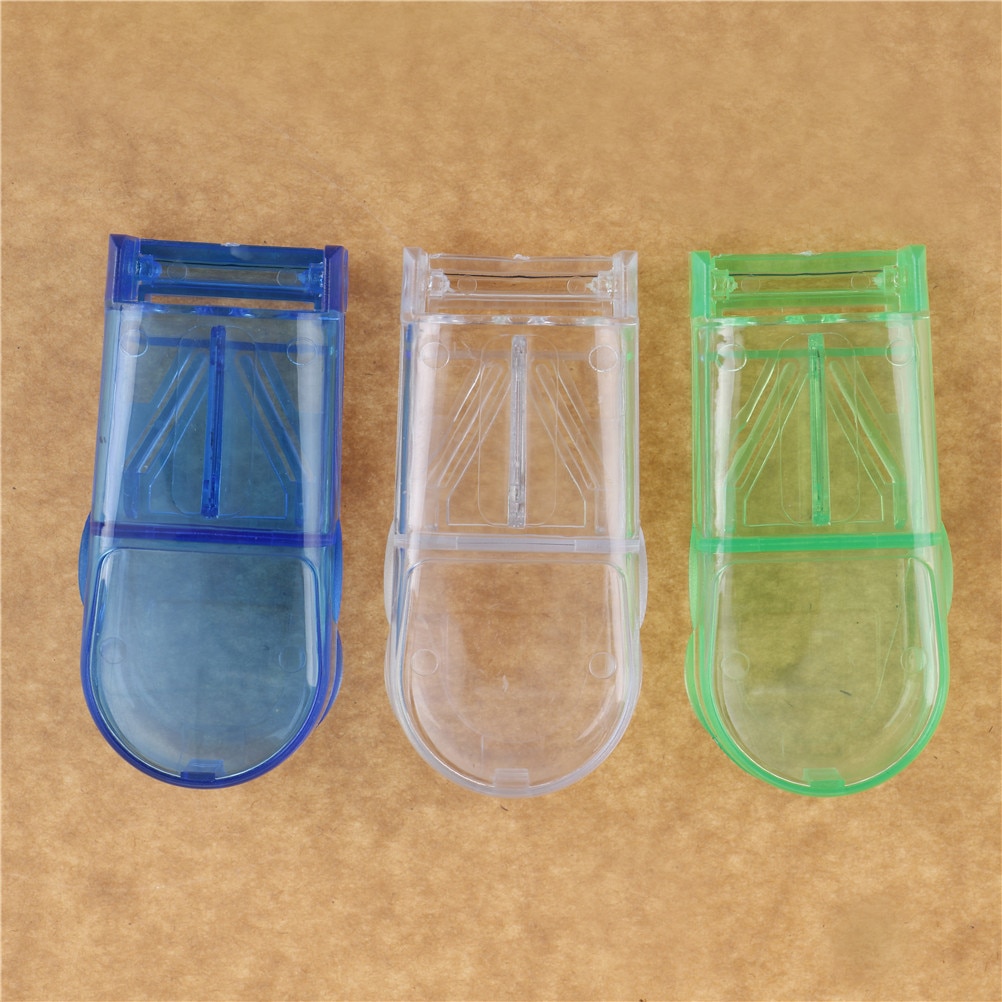 Medicin pilleholder dele opbevaringsrum æske æske tablet cutter splitter tilfældig farve