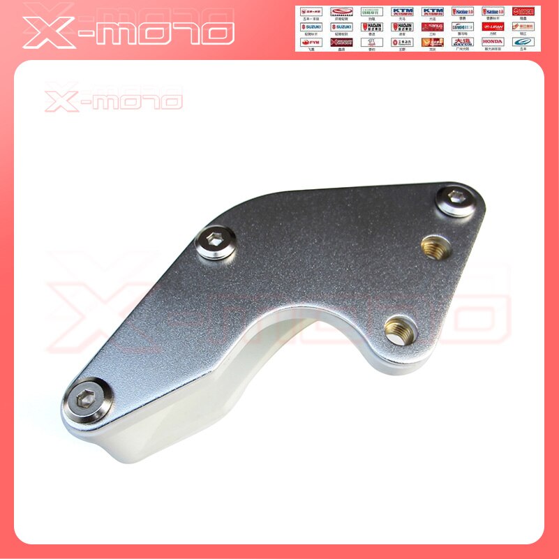 Aluminum With Plastic Chain Guard Guide Protector Chain Roller For XR TTR KOYO CRF KLX 50 70 110 Motorcycle Motocross Dirt Bike: Silver