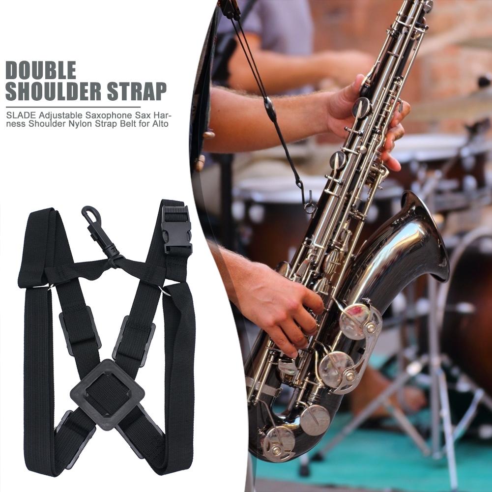 Alto Tenor Soprano Saxophone Harness Oxford Cloth Adjustable Sax Shoulder Strap Belts Musical Instruments Accessories