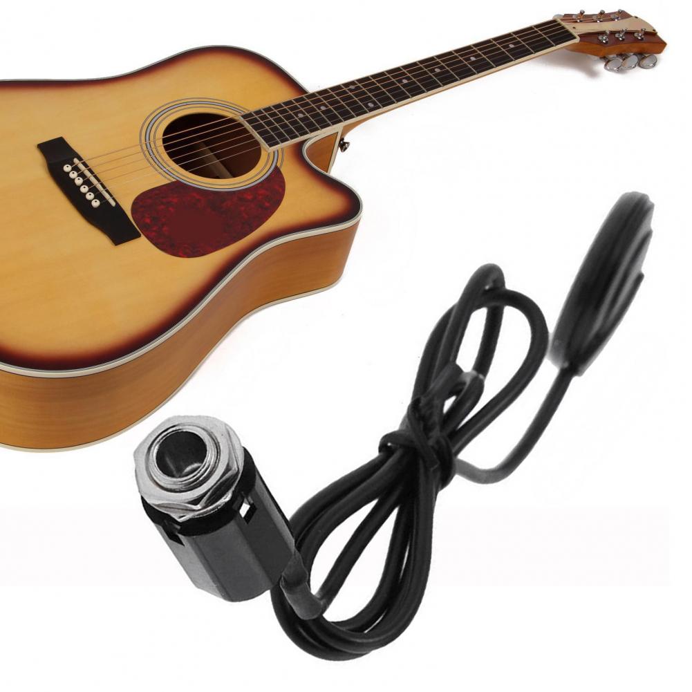 Transducer Piezo Pickup Precise Violin Piezo Pickup Plastic Sound Piezo Amplifier Transducer Stick Pickup for Ukulele