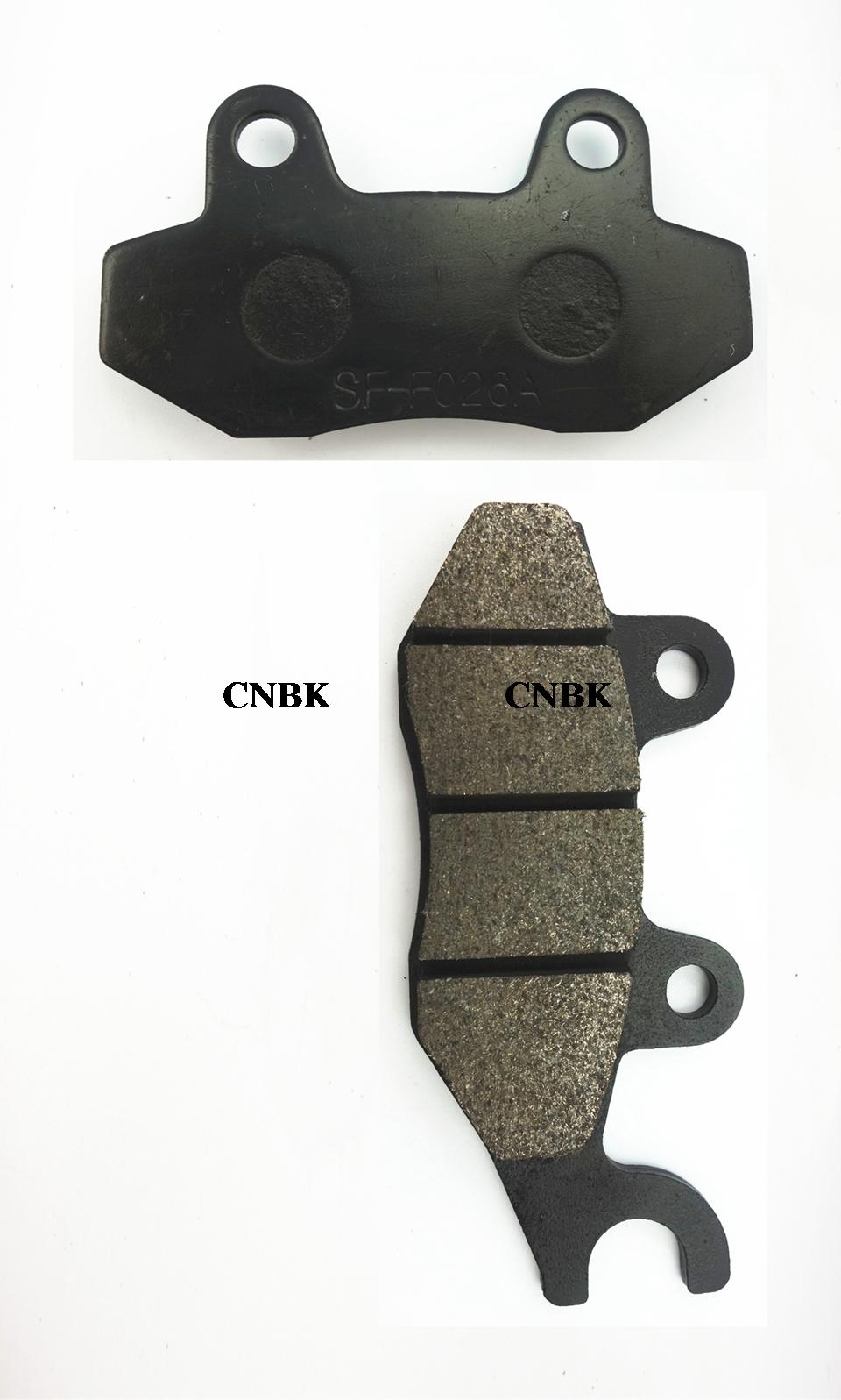 Pastillas De Freno Delanteras Para SYM XS 125 K 2007-2011 - Sinterizadas, Dimensiones 96.7x42x9mm