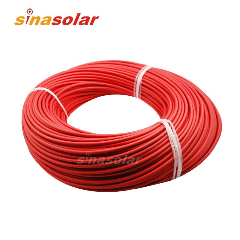 2.5mm(14awg) Solar Cable PV Cabel With TUV UL Approval 10m/roll: Red