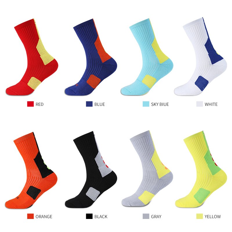 Professionele Sport Basketbal Sokken Voor Running Comfortabele Ademend Thicknon-Slip Elastische En Niet-Fading