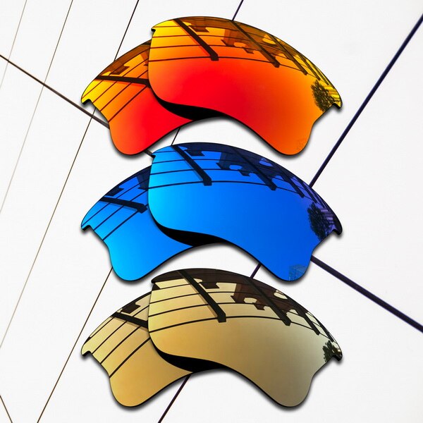 Eos polariserade ersättningslinser för oakley flak jacket xlj solglasögon - olika färger
