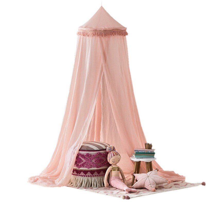 Lace Baby Mosquito Net Baby Game Room Decorated Baby Crib Dome Hanging Mosquito Net