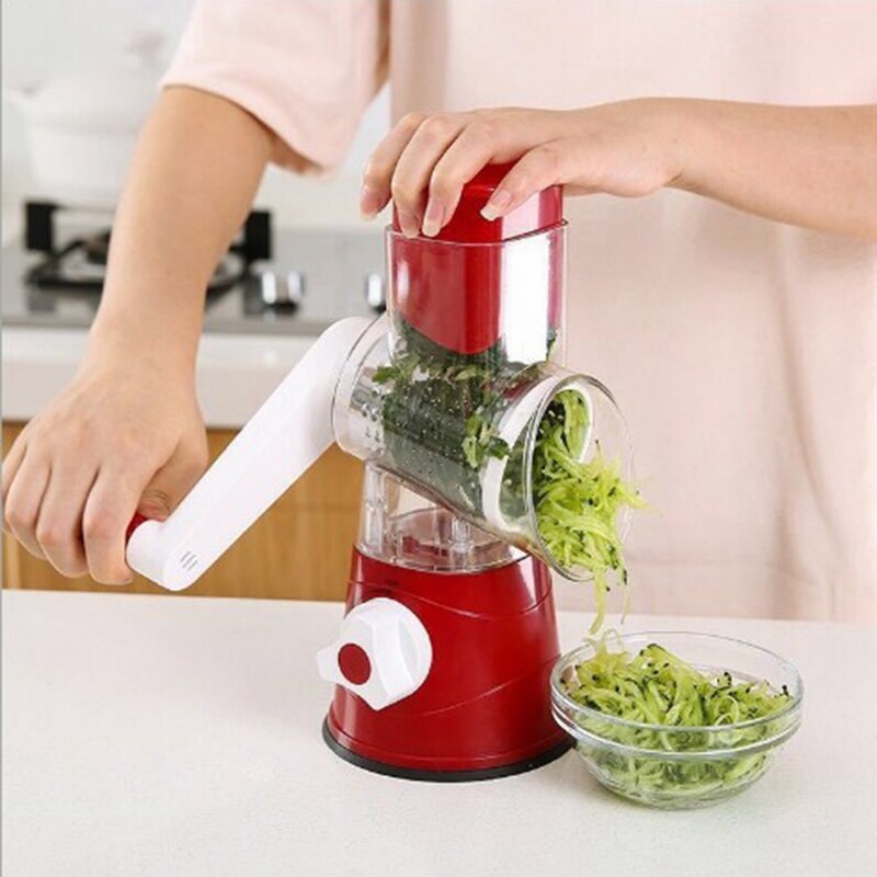 Multifunctionele Handleiding Plantaardige Spiral Slicer Chopper Slicer Kaas Rasp Groentesnijder Keuken Gereedschap