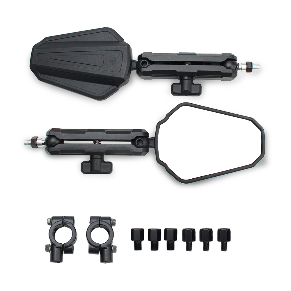 Motorfiets Universele Opvouwbare Achteruitkijkspiegel Verstelbare Adventure Westwind Road Stuur Zijspiegels Motor Accessoires: Default Title
