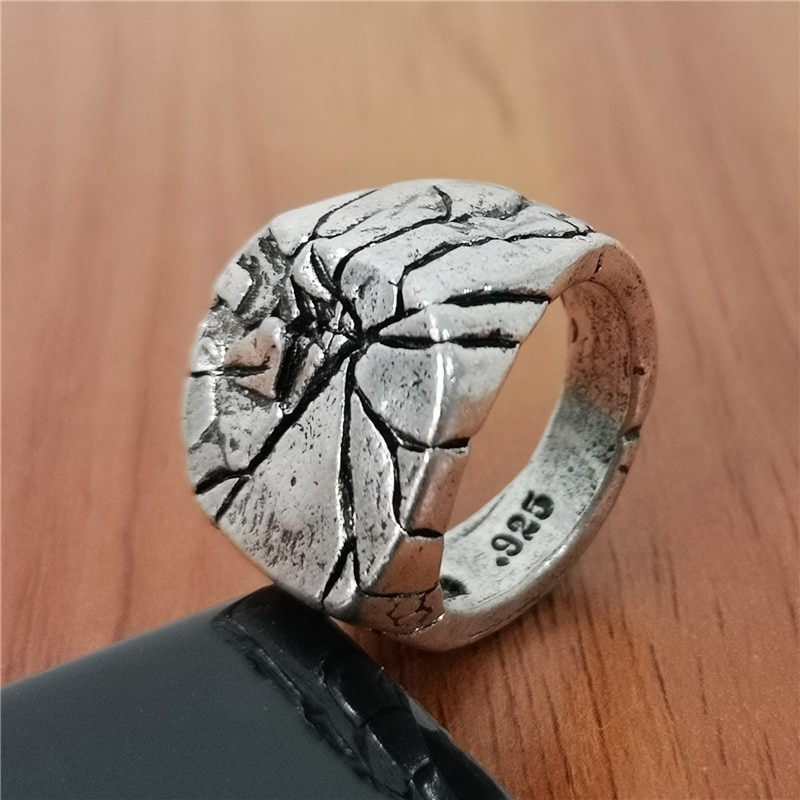 Smooth Men's Vintage Rock Punk Rings Cool Individuality Signet Ring for Men Party Jewelry