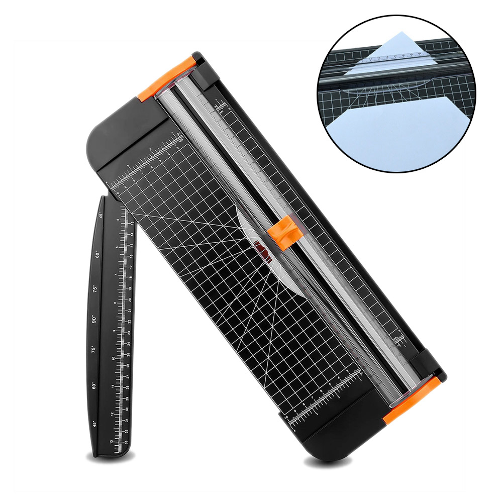 A4 Guillotine Ruler Paper Cutter Trimmer Scrapbooking Tool for Craft Paper Coupon Label Cardstock H99F