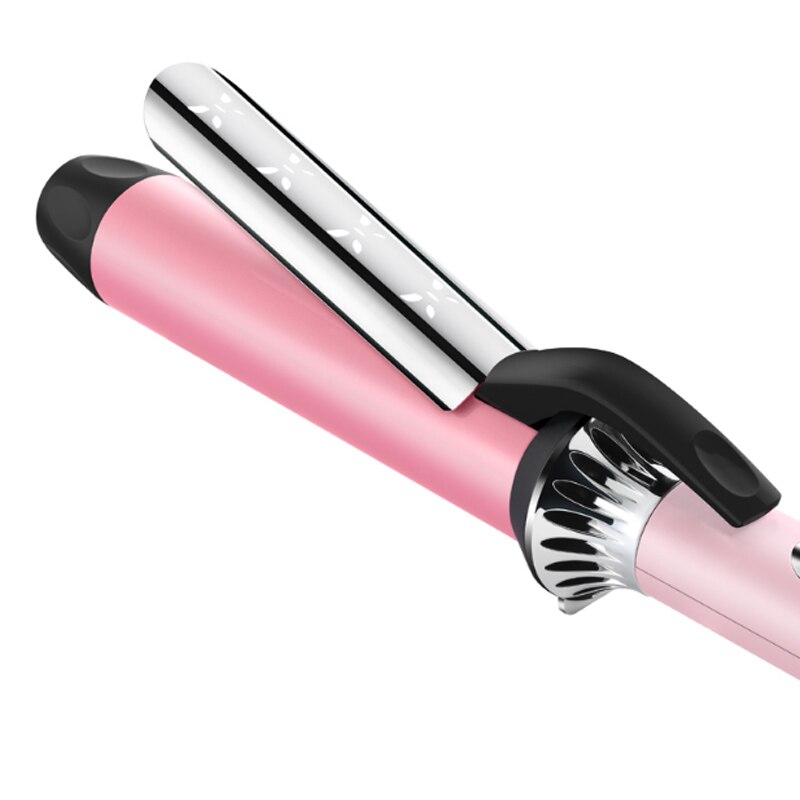 RIWA-Pinzas rizadoras para cabello húmedo y seco, barril de 38mm, Control de temperatura, rizador, plancha, RB-8338