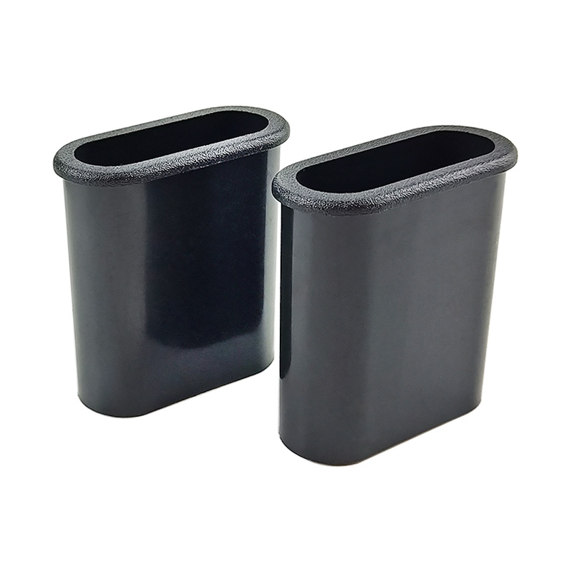 Ghxamp tubo de fase de guia oval, 37mm * 16mm, para alto-falantes de 2.5-4 polegadas, novo abs plástico, 2 peças