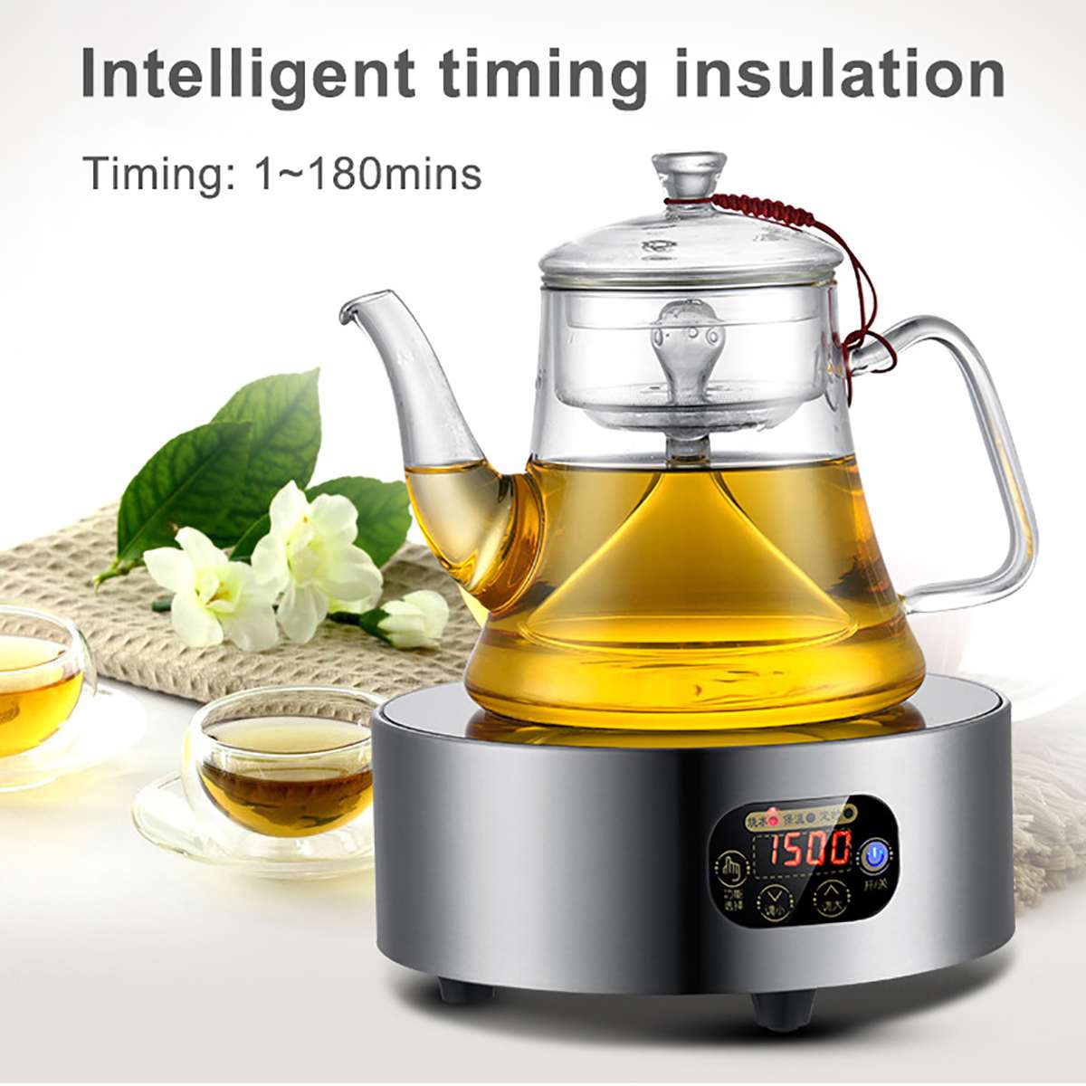 1500W No Radiation Water Boiling Induction Cooker Sensor Touch Electric