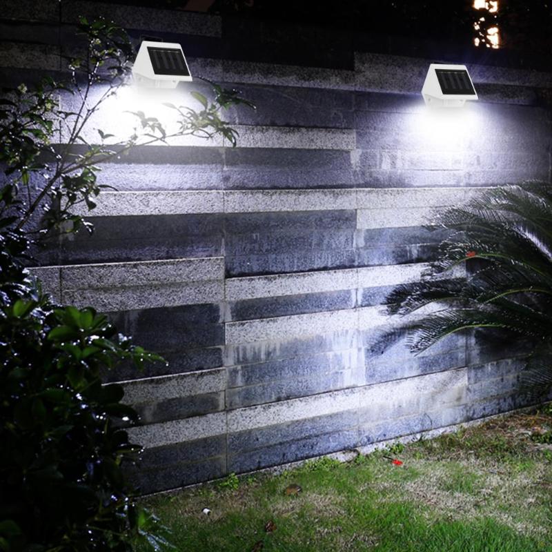 LED Solar- angetrieben Lampen draussen Zaun Garten Zauberstab Lampe Weg Treppen Licht Solar- Energie LED-strahler Sonnenlicht Hause Dekoration