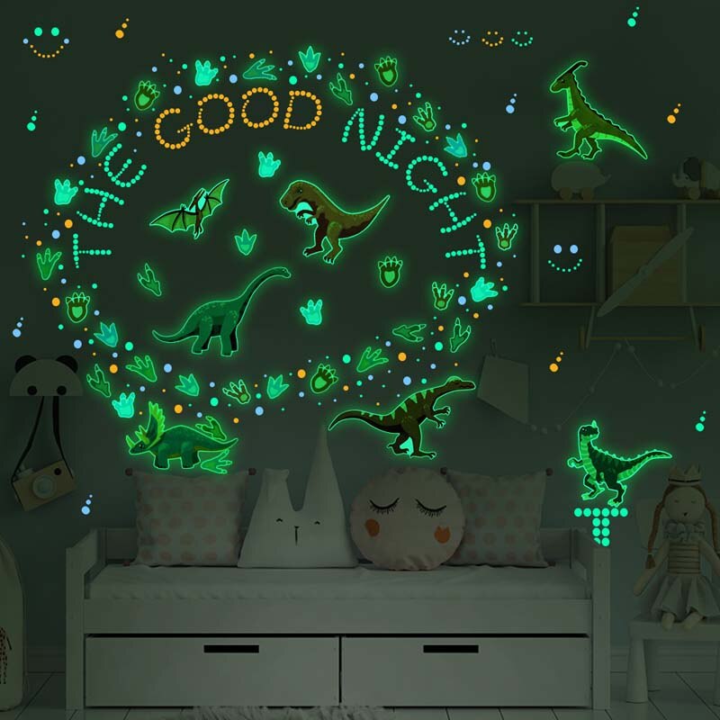 1265pcs PVC Luminous Sticker Home Decorative Glow Wall Sticker for Children's Bedroom Luminous In Dark Night Fluorescent Sticker