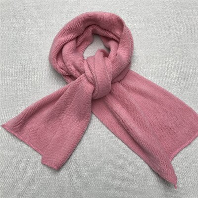 Écharpe en cachemire doux pour homme et femme, Style japonais, foulard au toucher, noir, bleu marine, classique, rouge, hiver: Color 12