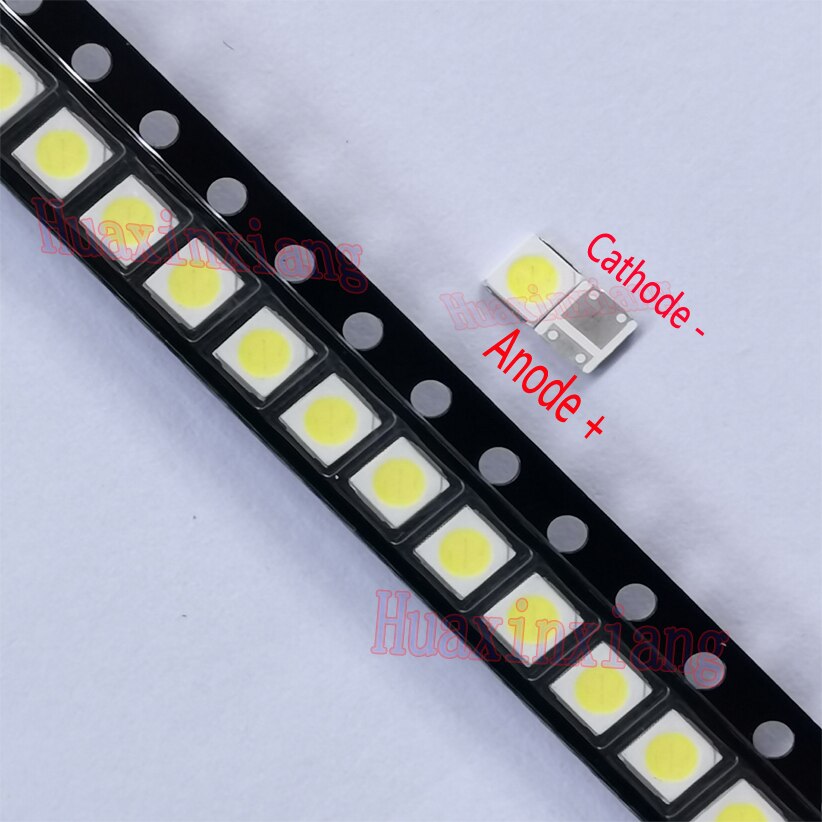 100PCS/Lot Lextar High Power SMD LED 3030 6V 1.8W Cool White 150-187LM For TV Backlight Application