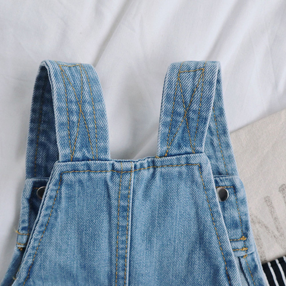 Gesamt für Mädchen 3-8 Jahre freundlicher Overall Beiläufige Gesamt für Mädchen freundlicher Baby Mädchen Sommer Overall Denim Overall