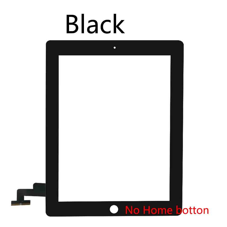 Touch Screen Voor Ipad 2 IPad2 A1395 A1396 A1397 Touch Panel Lcd Buitenste Display Digitizer Sensor Glas Vervanging: Black-No tool
