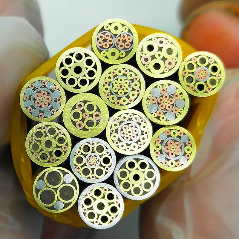 Remaches de pasador de mosaico de 6mm para tornillo de mango de cuchillo, remaches de mosaicos de latón, tubo de acero para uñas, más , estilo exquisito, longitud de 90mm