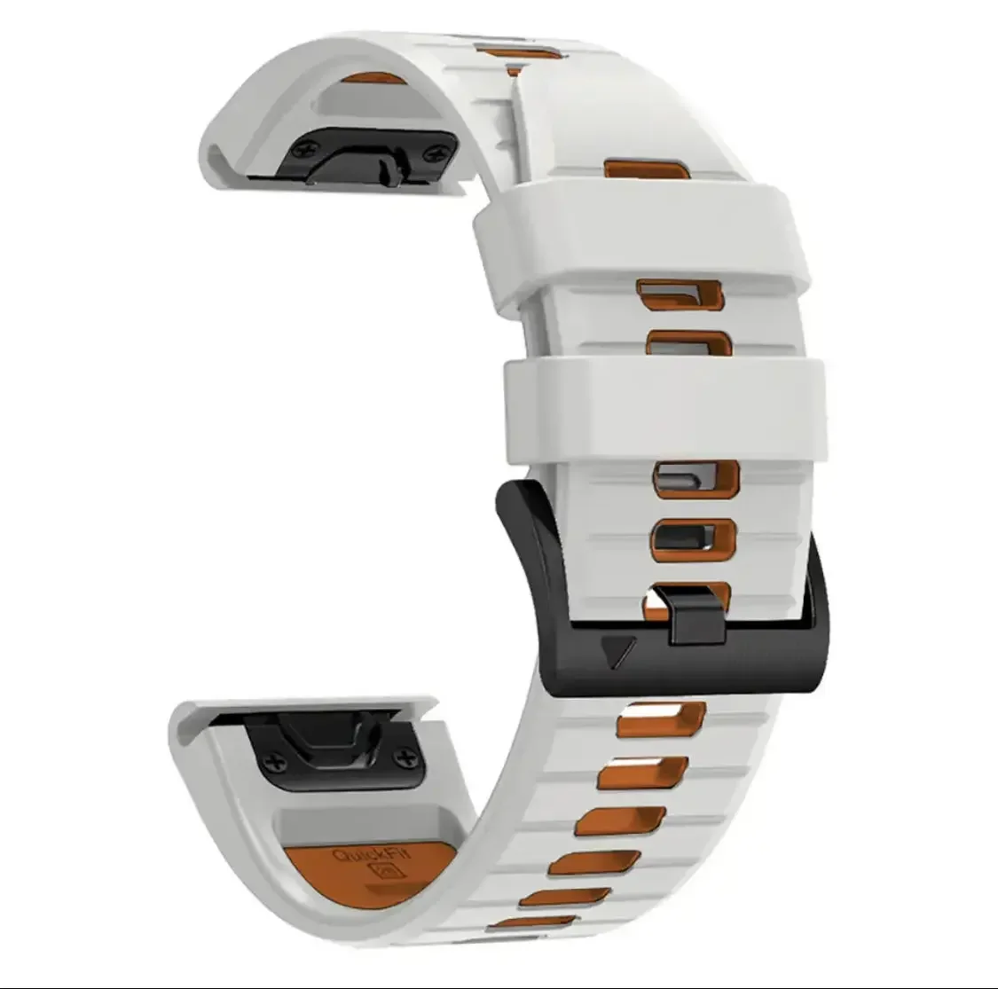 26mm 22mm para Garmin Fenix 7X 7 Pro 6 6X Pro 5X 5 Plus correa de reloj Solar de zafiro pulsera de silicona de liberación rápida: Blue White / 14 mm