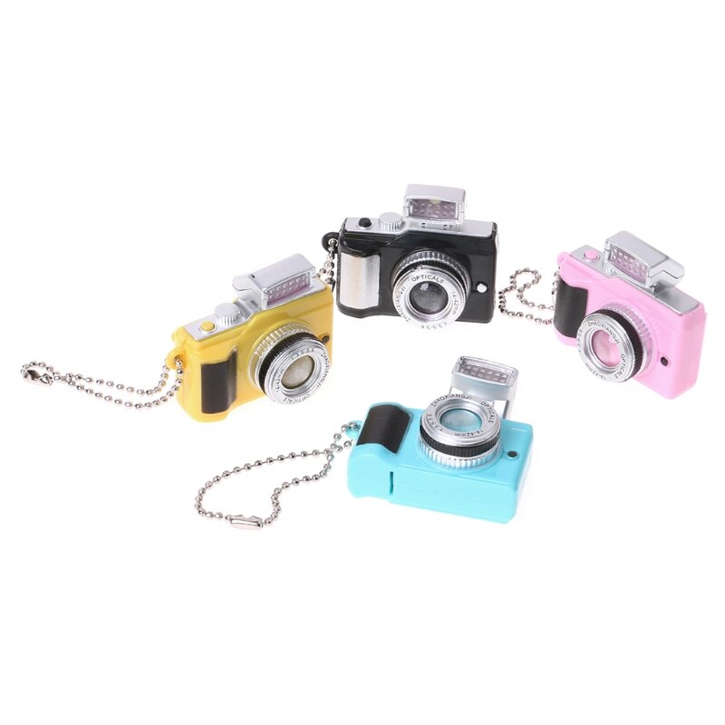 Kamera led nøgleringe med lyd led lommelygte nøglering fancy legetøj nøglering fantastisk nøglering anti-kedeligt legetøj