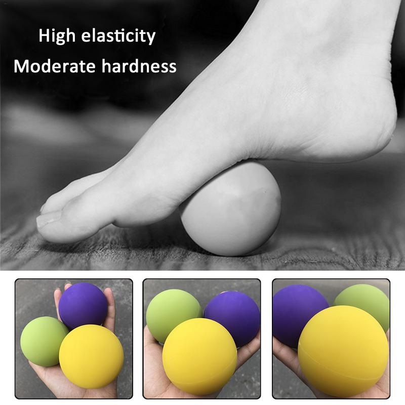 Silikon yoga massasje ball fysioterapi dypvev massasje verktøy myofascial release muskel relaxer akupunkt massasje baller