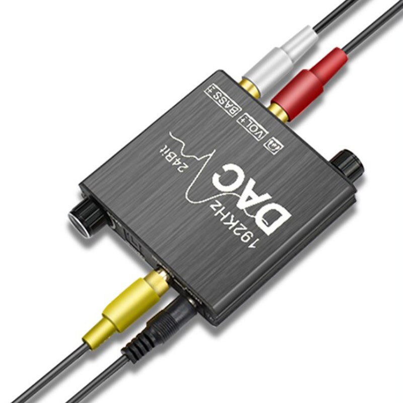 Digital to Analog Audio Converter Optical Coaxial 192KHz Digital to Analog Converter