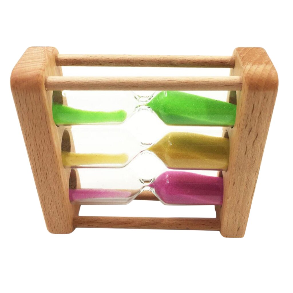 3 in 1 Sand Timer Time Hourglass Desk Office Decor Fun Timing 1/3/5 Minutes