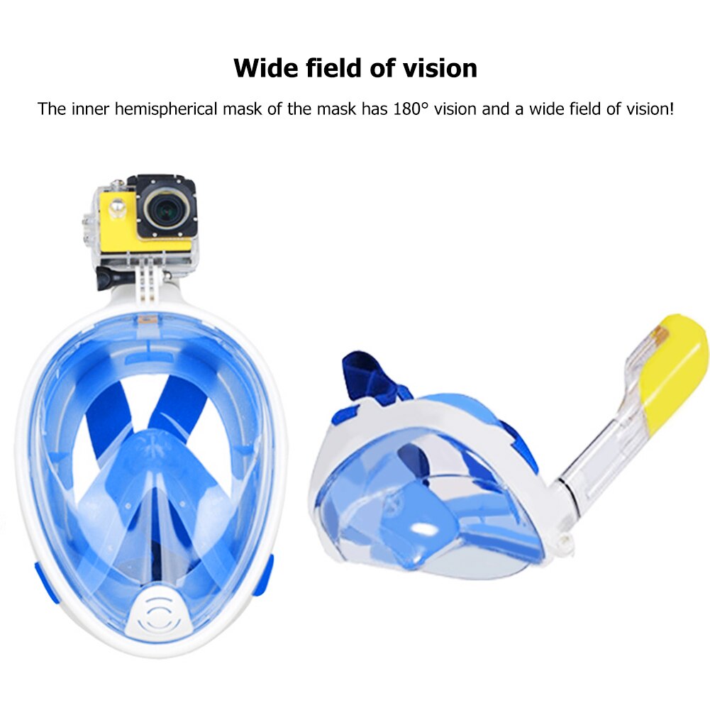 6 colori Scuba Diving Maschera Pieno Viso Maschera Per Lo Snorkeling Subacquea Anti Fog Lo Snorkeling Maschera Per Le Immersioni Nuoto Pesca Subacquea di Immersione