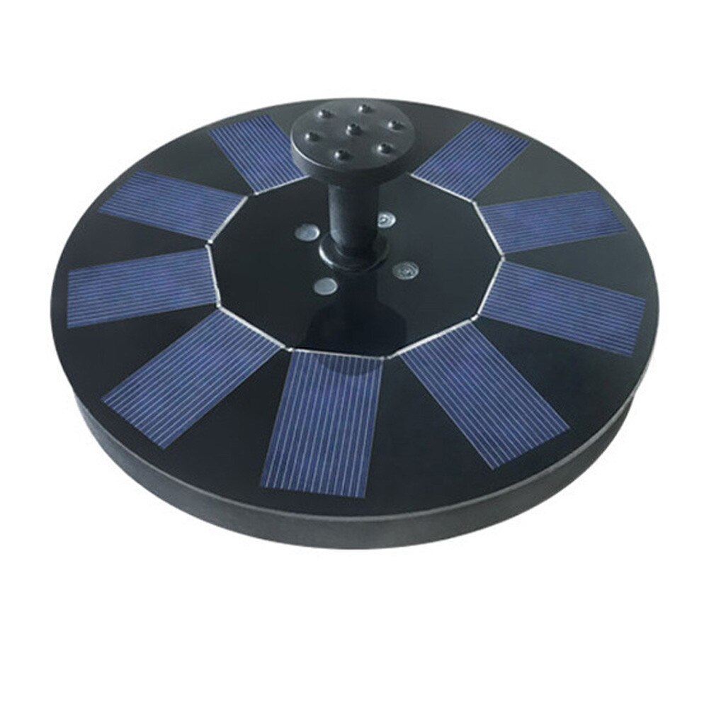 Solar Pomp Fontein 5V/1.4W Vogelbad Drijvende Water Zonne-energie Met 4 Nozzles Voor Vogel Bad Tuin vijver Zwembad Outdoor: Default Title