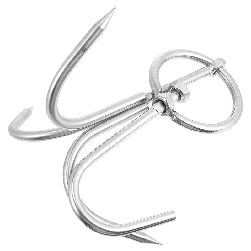 1 Pc Meat Hooks Stainless Steel BBQ Grill Hanger Pork Hook Kitchen Gadget