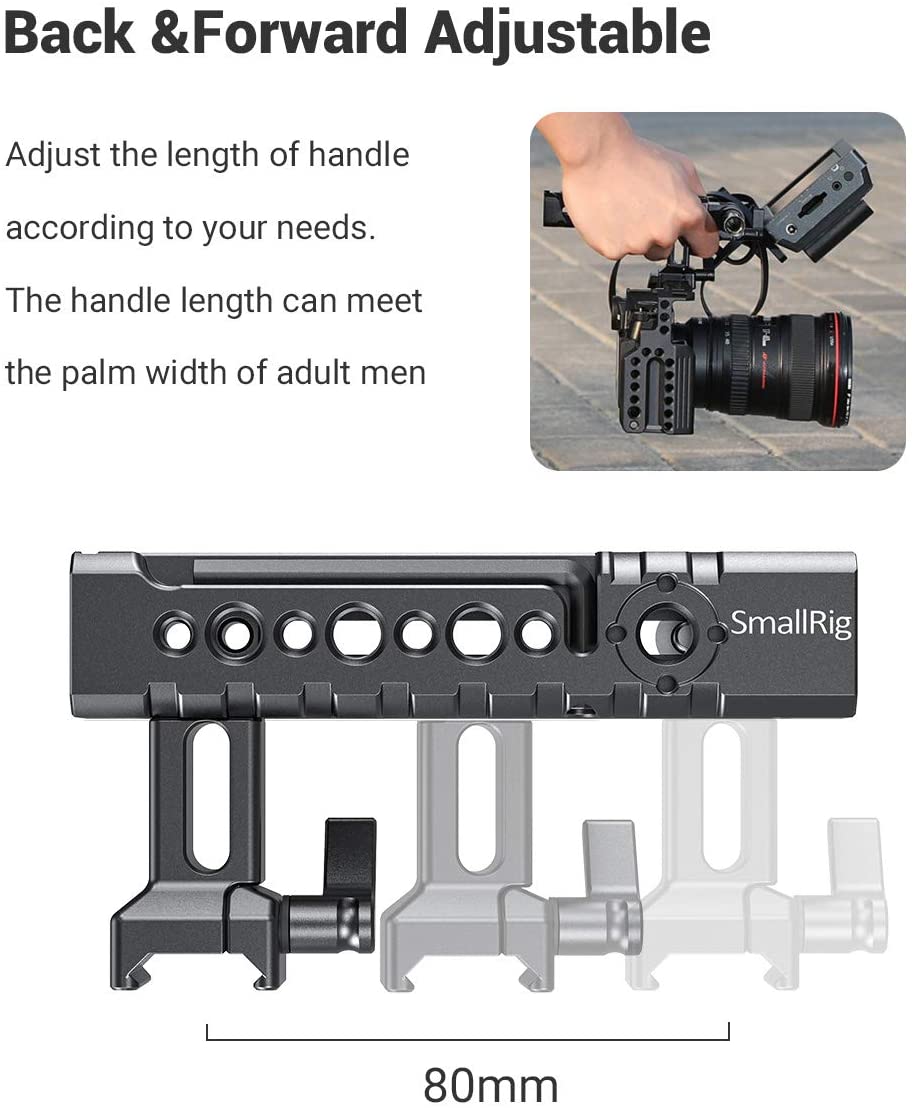 Smallrig Dslr Camera Top Handvat Grip Camcorder Stabiliserende Nato Handvat Quick Release W A6500 Bmpcc 4K 6K Kooi 1955