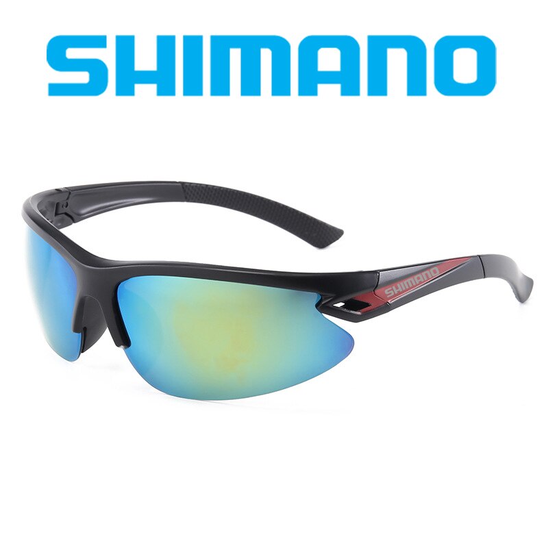 Shimano – lunettes de soleil polarisées pour hommes, pêche, vélo, plein air: T2