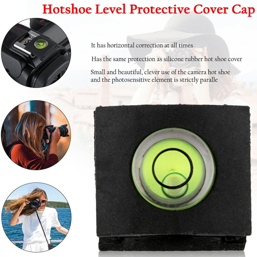 Professionele Camera Hotshoe Niveau Beschermende Cover Camera Accessoires Waterpas Cap Voor Canon Nikon Pentax