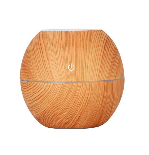 USB LED Ultrasonic Aroma Humidifier Essential Oil Diffuser Aromatherapy Purifier: Yellow