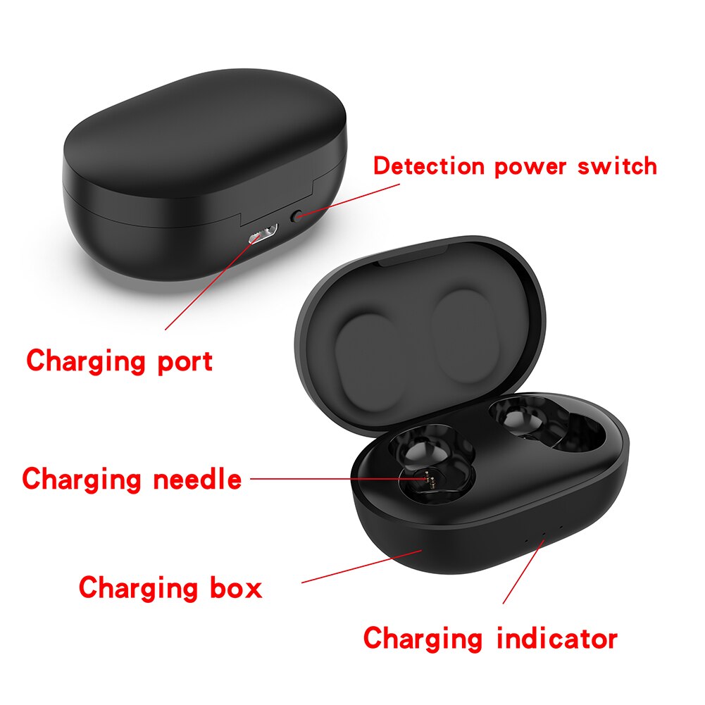 300 mah ladeveske med usb-kabel for xiaomi redmi airdots in ear tws ørepropper trådløse øretelefoner tilbehør