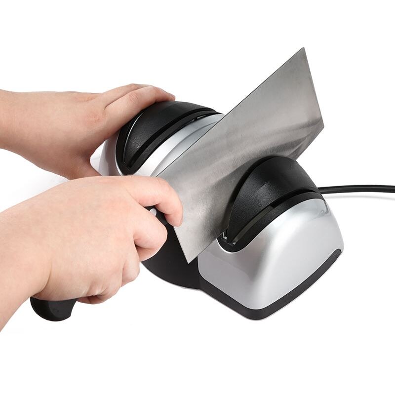 EU Plug Electric Knife Sharpener Multifunction Fast Grindstone Electric 2 Stage Sharpener Knives Scissors Screwdrivers