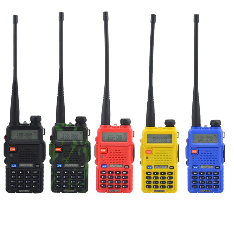 Baofeng bf -uv5r uv -5r dobbeltbånd vhf 136-174 mhz og uhf 400-520 mhz fm toveisradio baofeng wallkie-talkie med gratis ørepropp