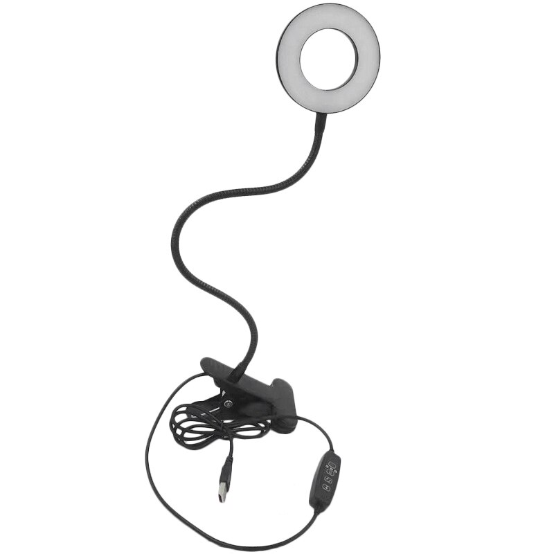 Led plantengroeilamp enkelkops plantenlamp usb ringlamp kamerplantenvullamp groeilamp