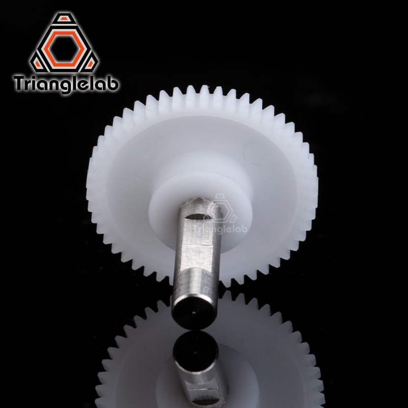 Trianglelab BMG EXTRUDER SHAFT ASSEMBLY GEAR Single and Dualdirect extruders Including setscrew for primary 1.75/5.0 drivgear