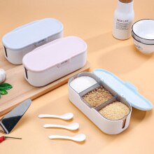Gewürz Kasten 3 Komponenten Küche Gewürz Behälter Mit Geschirr Für Salz Pfeffer Zucker Für Geschirr Zubehör Werkzeuge