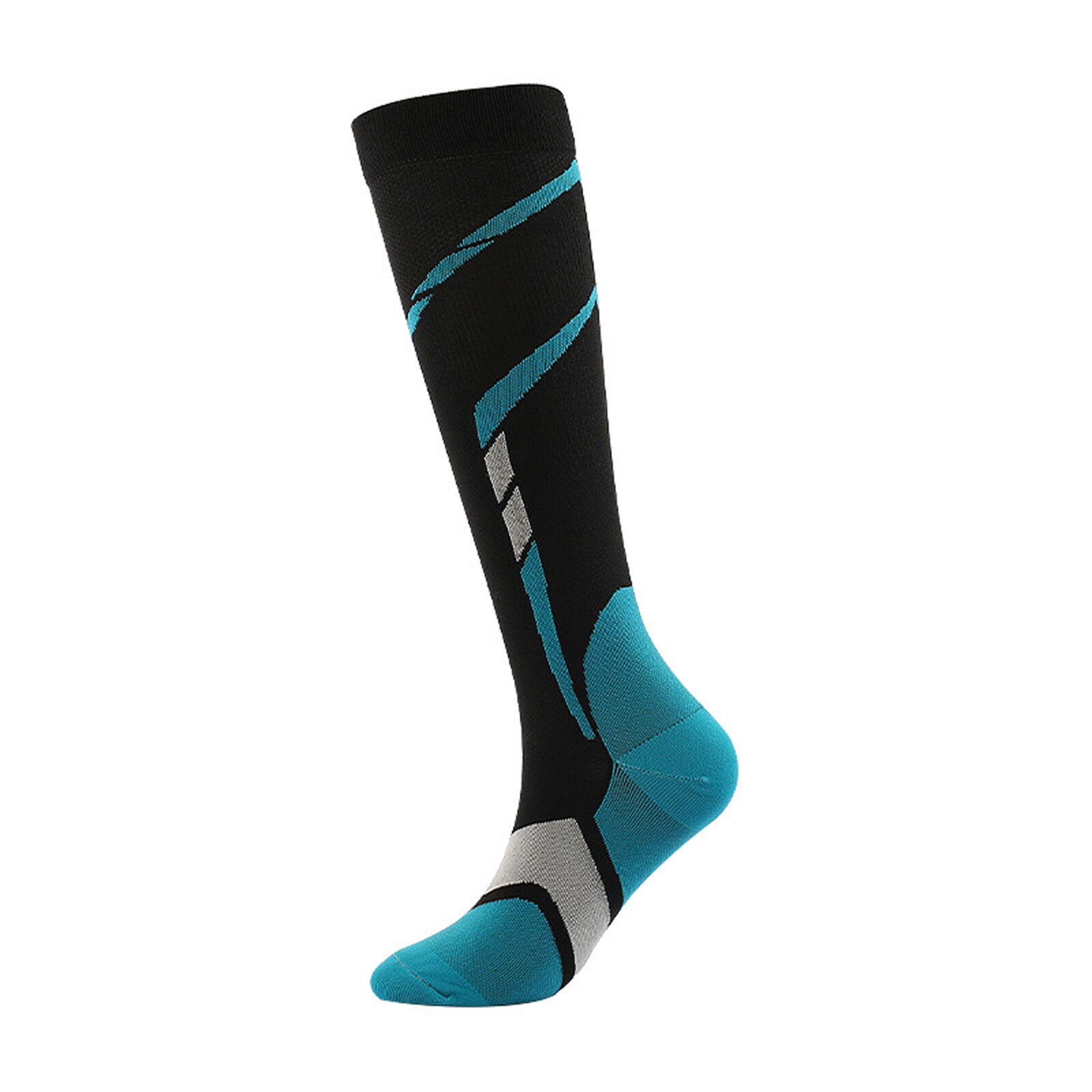 unisex Socken Für Sport Atmungsaktive Vielfältigen Farbe Socken, Schwarz/rosig/Weiß/Gelb: B / L und XL