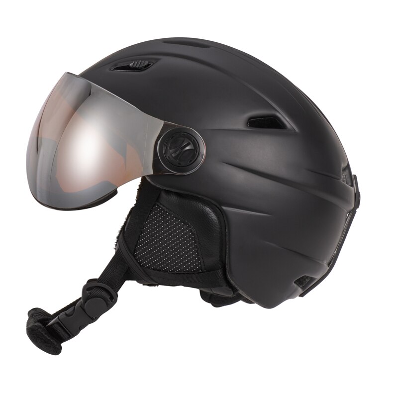 Outdoor Ski Helm Mit Goggle Integral geformten Halb-abgedeckt CE Zertifizierung Sport Brille Ski Helm Snowboard Helm