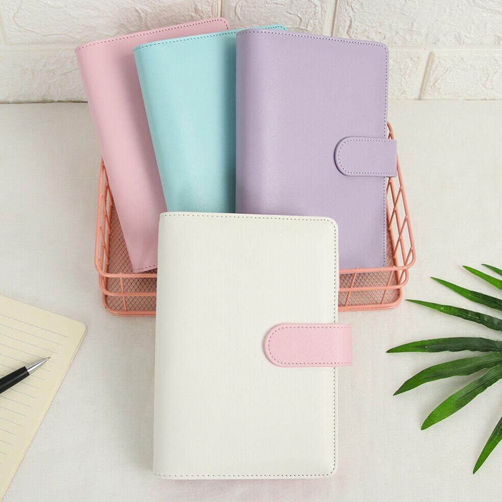 A5 A6 Classic Loose Leaf Ring Binder Notebook Planner D Binder Ring Notebook Leaf Notebook Diary Planner Loose Cover Cl T7L2