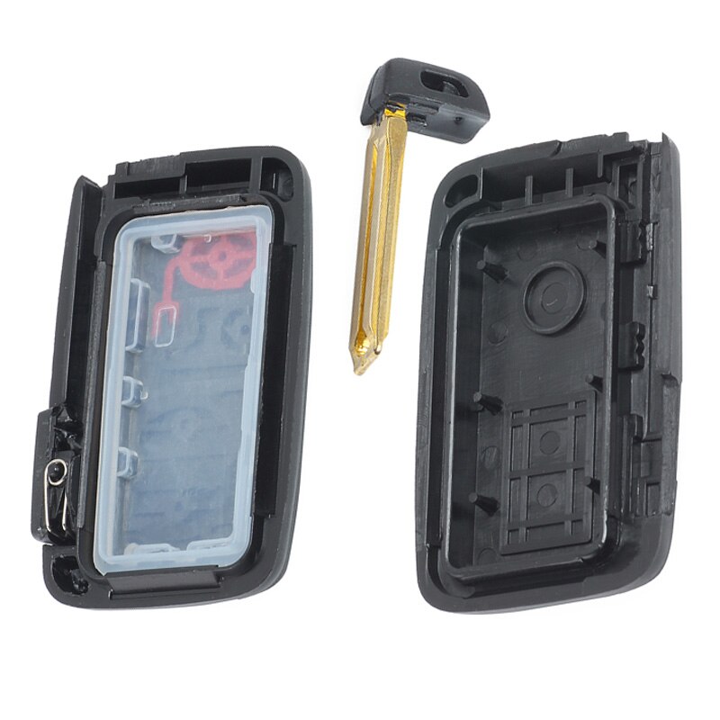 KEYECU für Toyota Prius Land Cruiser Ersatz Fernbedienung Auto Schlüssel Shell Fall Fob 2/3/2 + 1 /3 + 1 taste Mit Uncut Klinge HYQ14AAB Schwarz