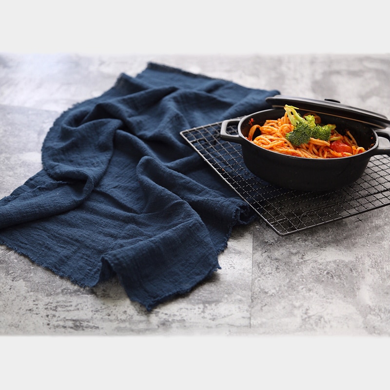 Ins Style Cotton Linen Cloth Fine Food Photography Accessories Backdrop Cloth Fotografia Background Props For Photo Studio