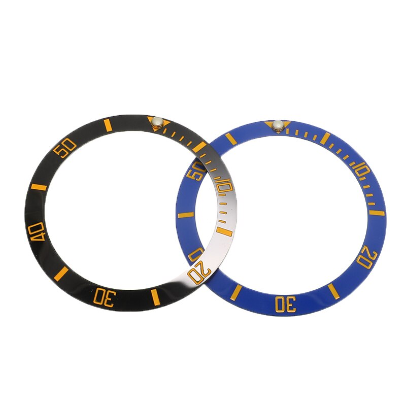 Recambio de bisel cerámico para reloj de 40mm, accesorio automático para relojes de hombre, negro/azul/Verde/dorado, Rolx